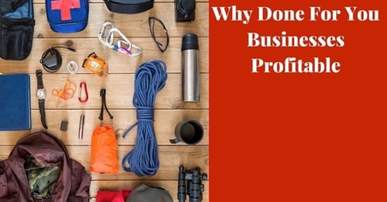 Why done for you businesses profitable