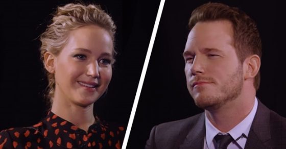wow this is real Jennifer Lawrence & Chris Pratt Insult Each Other