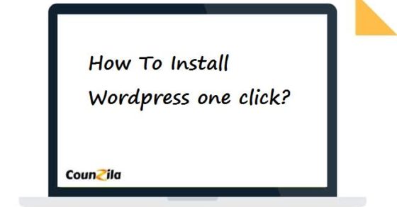 How To Install Wordpress one click