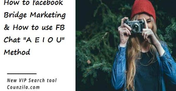 How to facebook Bridge Marketing & use FB Chat A E I O U Recipe