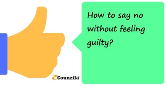 how to say no without feeling guilty?