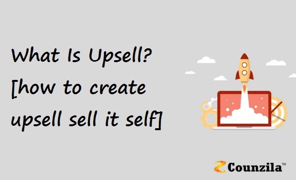 What Is Upsell [how to create upsell sell it self]