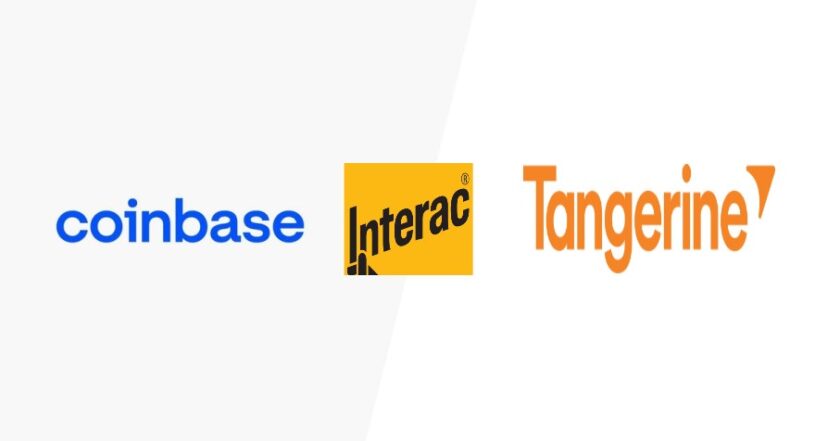 Interac e-Transfer coinbase Tangerine
